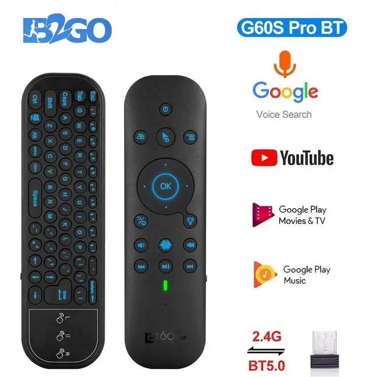 Пульт Air Mouse G60S Pro BT 2.4G