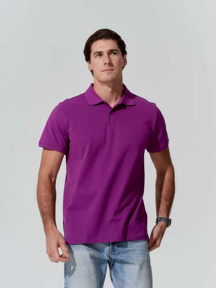 Поло мужское Best Tricotage, фиолетовое