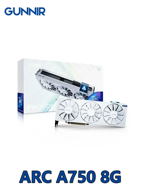 Видеокарта Intel Arc A750 8G от GUNNIR
