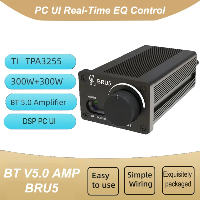 BRU5 TPA3255 DSP усилитель звука