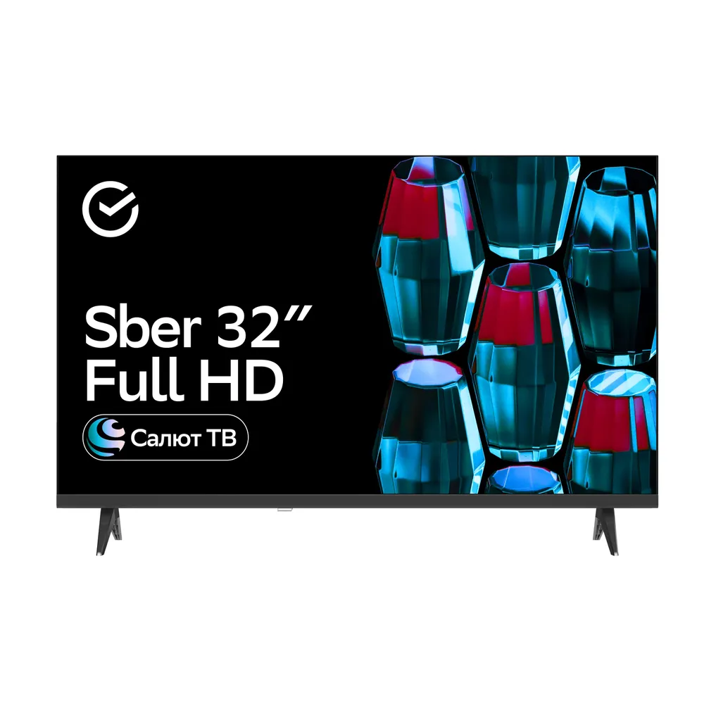 Sber Телевизор SDX-32F2139 32" Full HD, черный