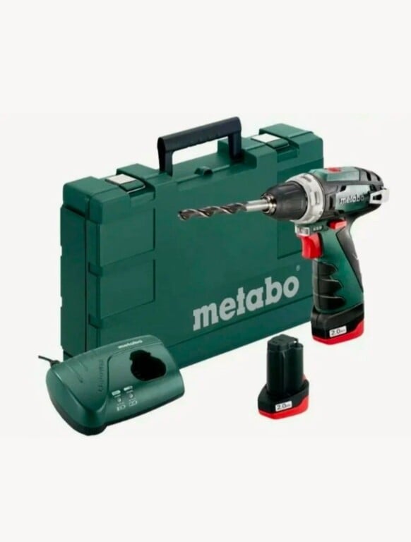 [СПБ] Безударная дрель-шуруповёрт Metabo PowerMaxx BS, 12В (цена может отличаться в зависимости от аккаунта)