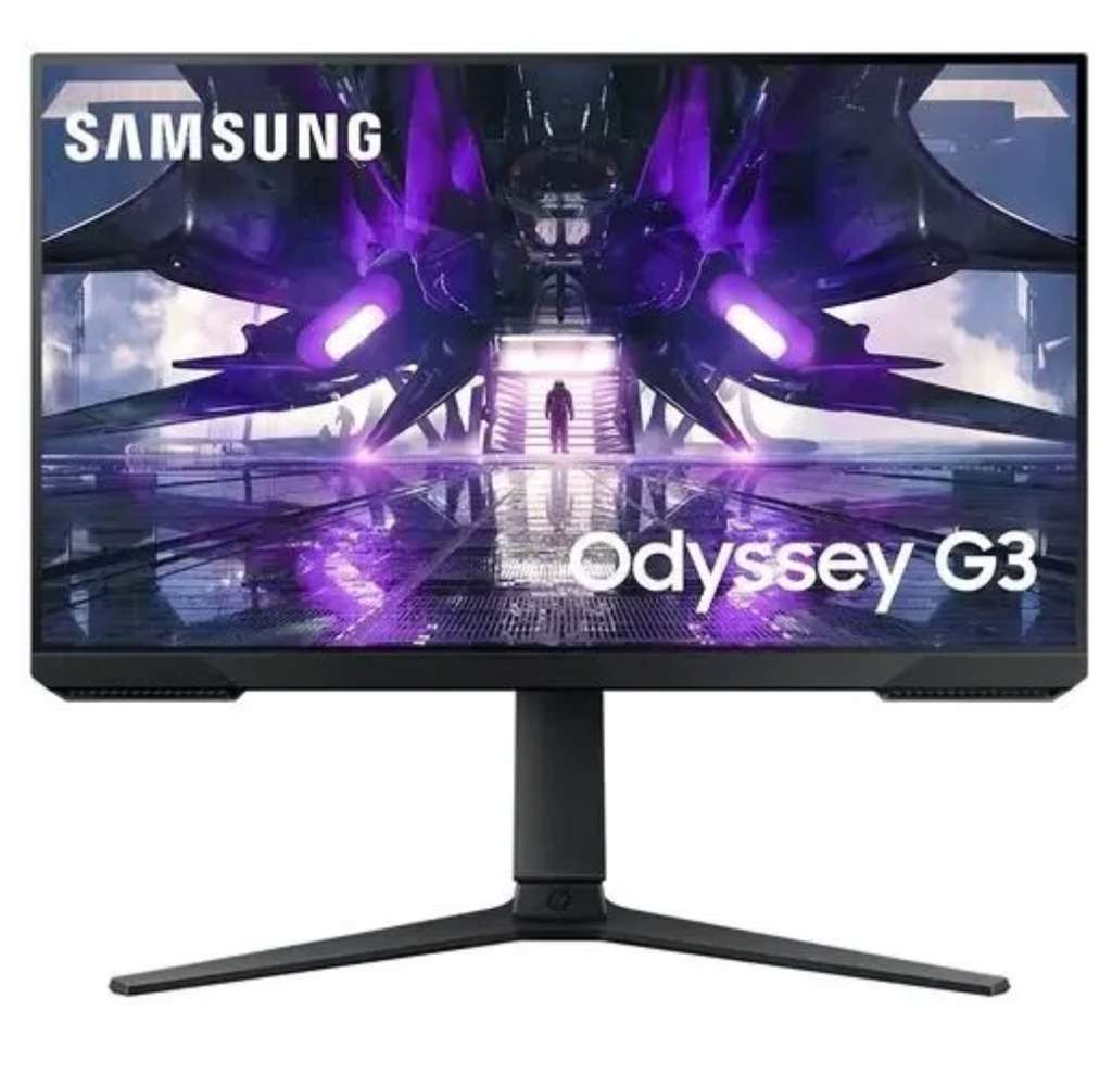 Монитор Samsung Odyssey G3 LS24AG300NIXCI, 24", 1920x1080 Full HD, VA, 144 Гц (цена по ozon карте)