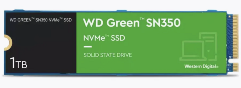 Накопитель SSD 1000Gb WD Green SN350 WDS100T3G0C (с WB кошельком)