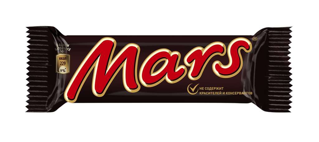 Шоколадный батончик Mars 50 г