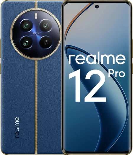 Смартфон realme 12 Pro 5G (8 + 256 Гб, 2 SIM, AMOLED, 2412x1080, камера 50+32+8 Мп, NFC, 5G, GPS, 5000 мАч) + 12 Pro Plus 5G в описании