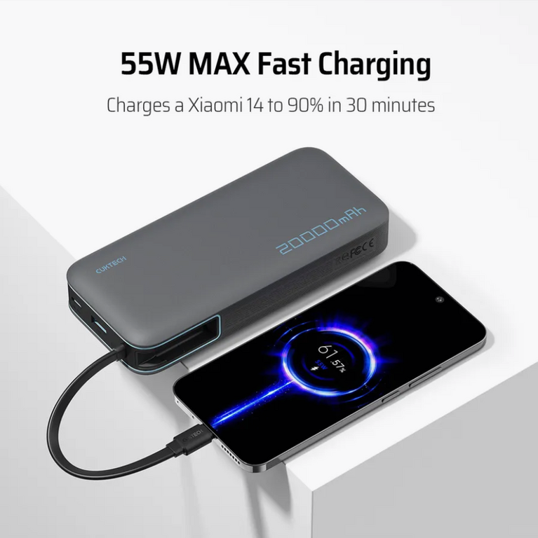 Внешний аккумулятор Cuktech (Xiaomi) PB200N 20000mAh 55W (разные цвета)