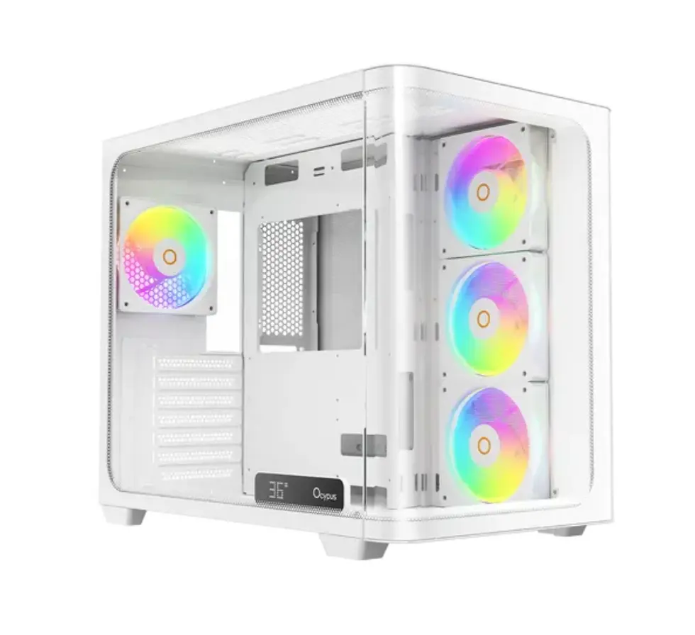 Корпус для ПК с вентиляторами OCYPUS Iota C70 WH Curve ARGB