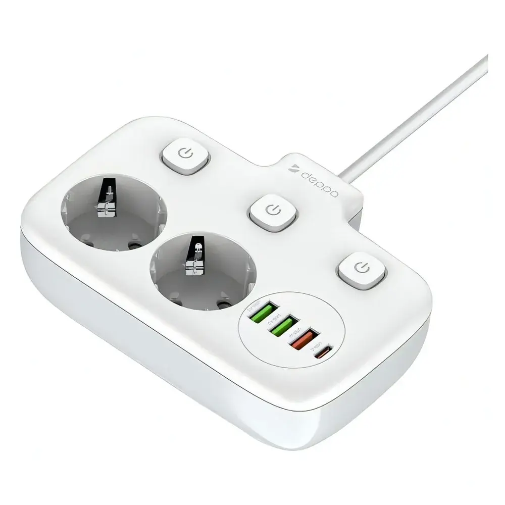 Сетевой фильтр Deppa 14402