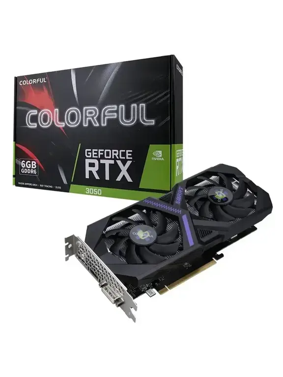 Видеокарта Colorful RTX 3050 6gb