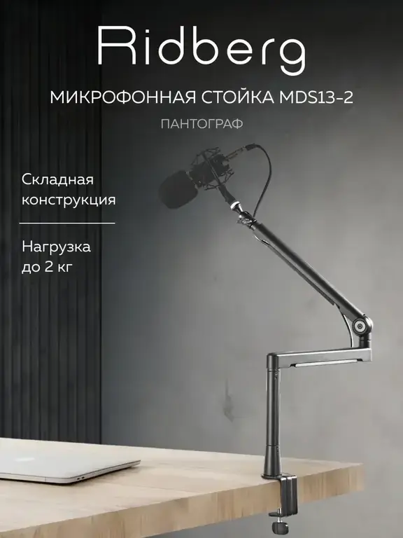 Микрофонная стойка Twist Boom Arm Ridberg
