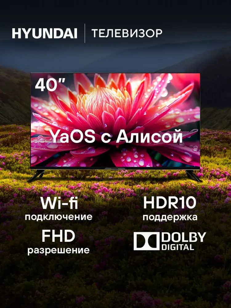 Hyundai Телевизор H-LED40BS5003 40" Full HD