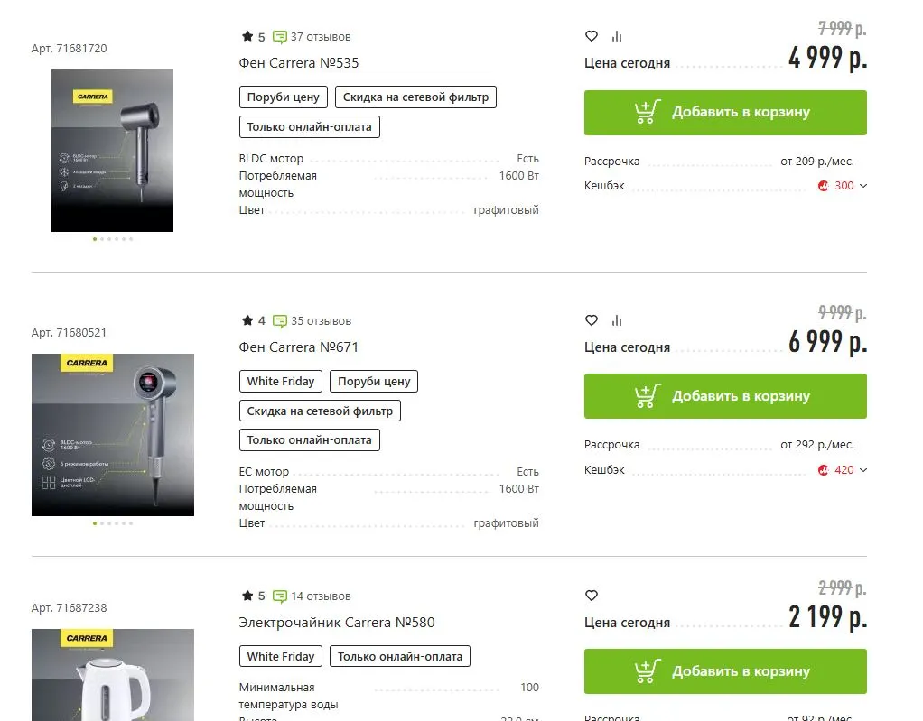 Скриншот подтверждения применения купона Скидки до 10% за вашу подписку