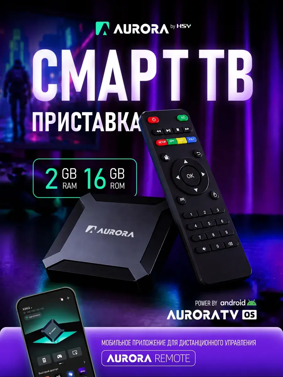 ТВ-приставка X96Q Slimbox+ 2/16 ГБ Android 10