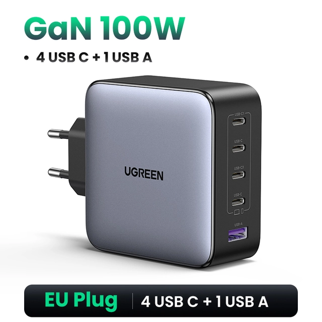 Зарядное устройство UGREEN 100 Вт  QC4.0
