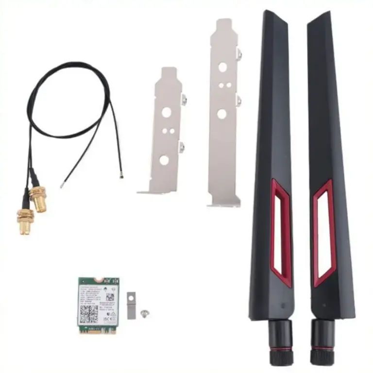 Сетевой адаптер Intel AX210NGW (Wi-Fi 6E, Bluetooth 5.3, 802.11ax 2.4G/5Ghz/6Ghz) с 2 антеннами 10DBi