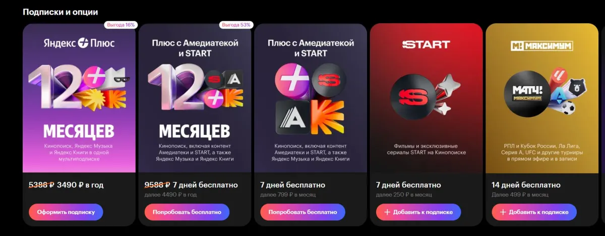 Скриншот подтверждения применения купона До -27% на подписку + 7 дней "Плюса" в подарок