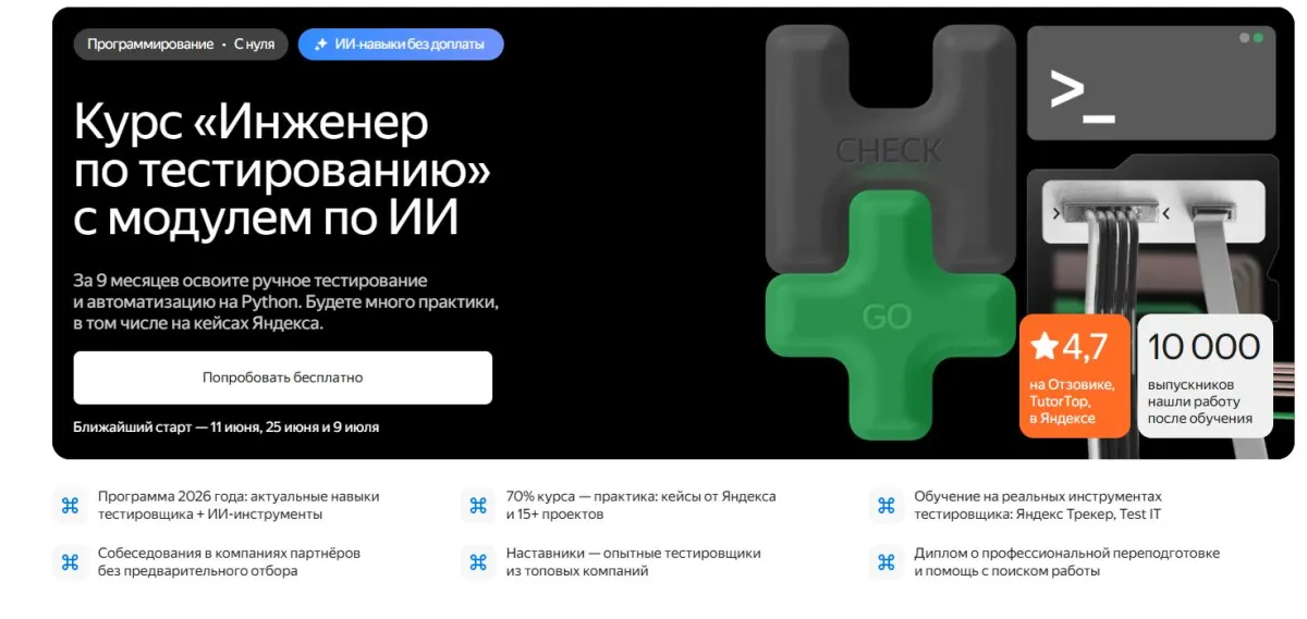 Скриншот проверки