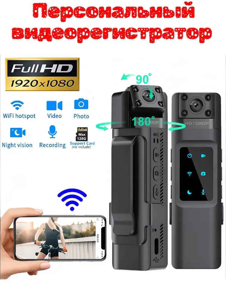 Мини-камера персональная STR-GSM L13 (версия с WI-FI)