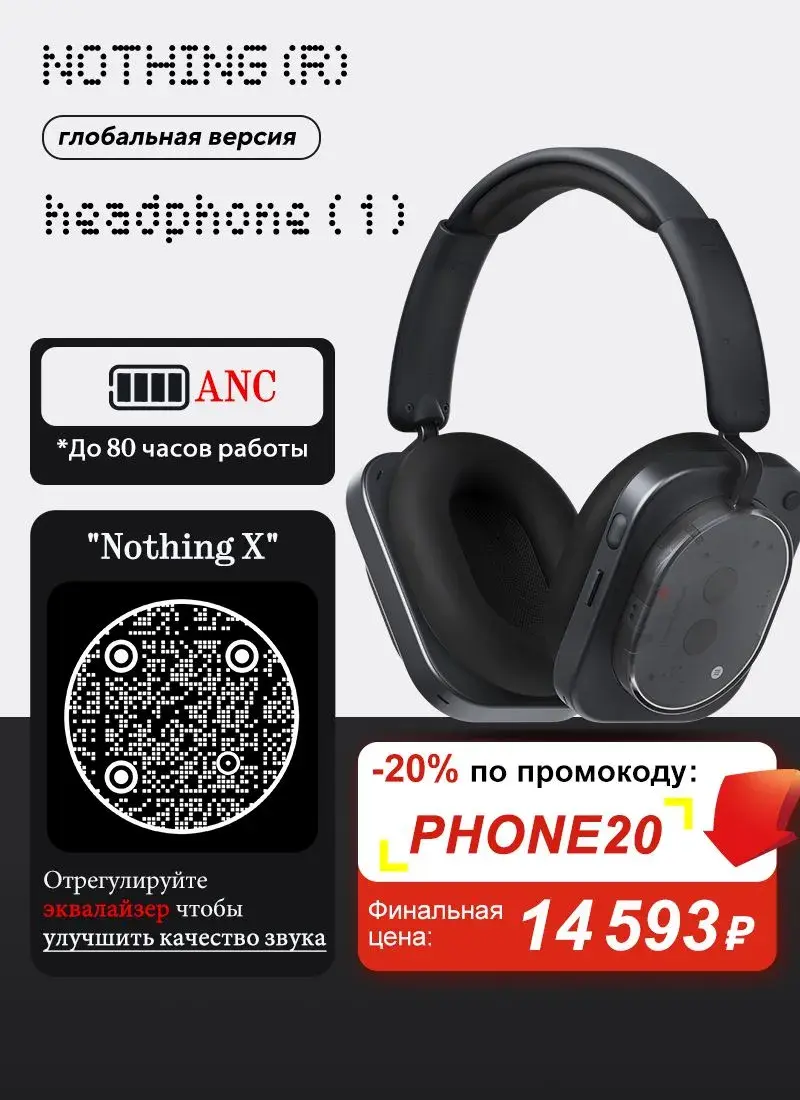 Nothing Headphone (1) (Из-за рубежа, купон Phone20)