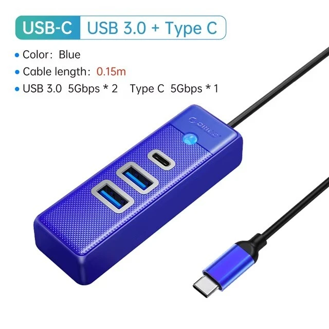 Хаб ORICO USB 3.0 3 порта