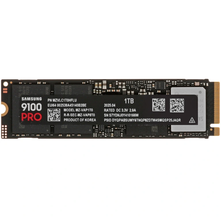 Накопитель SSD Samsung PCIe 5.0 1TB 9100 Pro M.2