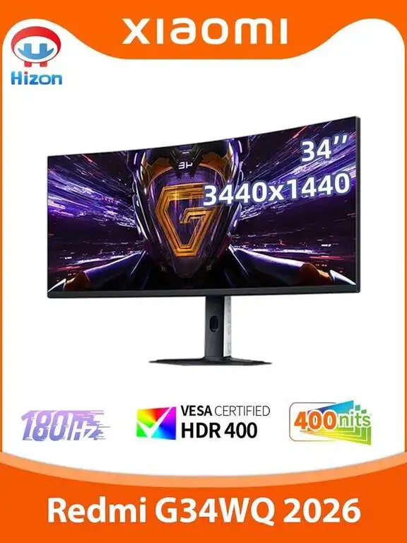 Монитор Xiaomi 34" Redmi G34WQ 2026 180hz