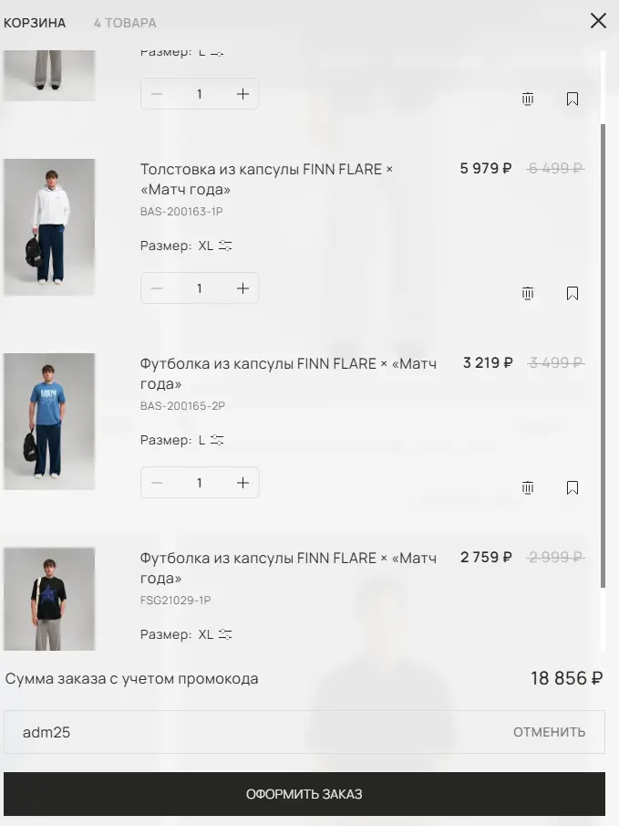 Скриншот проверки