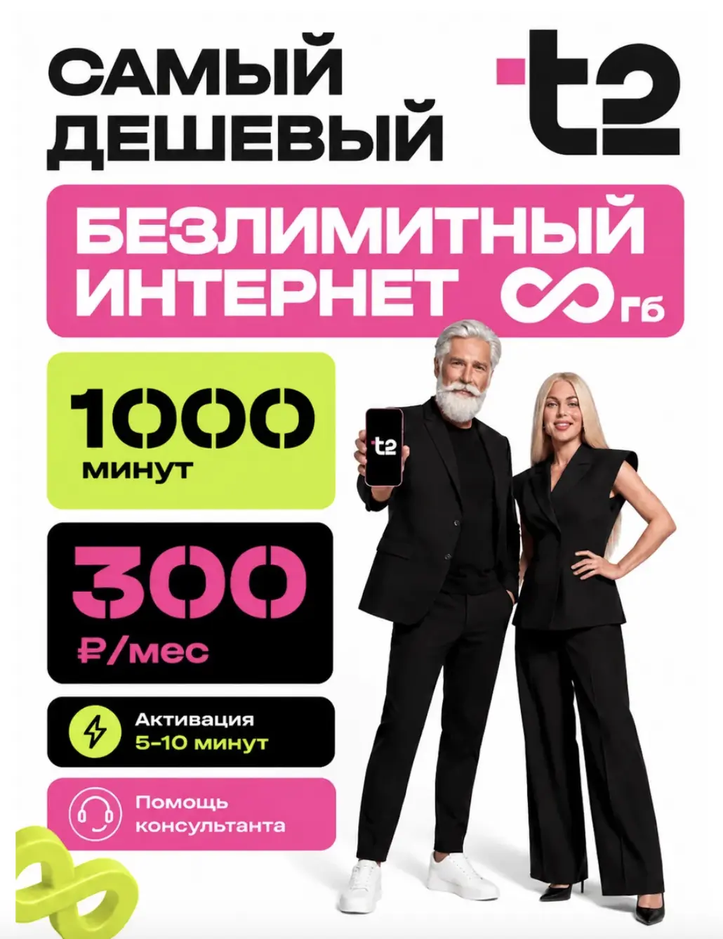 Многие переплачивают за мобильную связь в 2–3 раза. Вот идеальный вариант всего за 300р