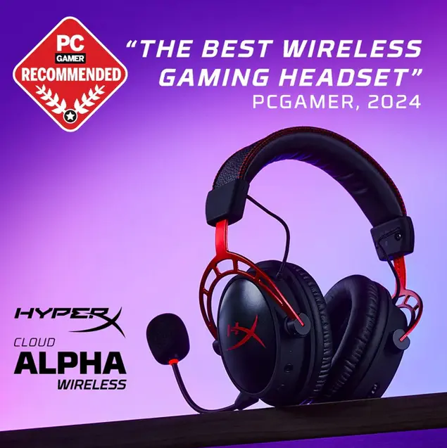 Гарнитура игровая беспроводная HyperX Cloud Alpha