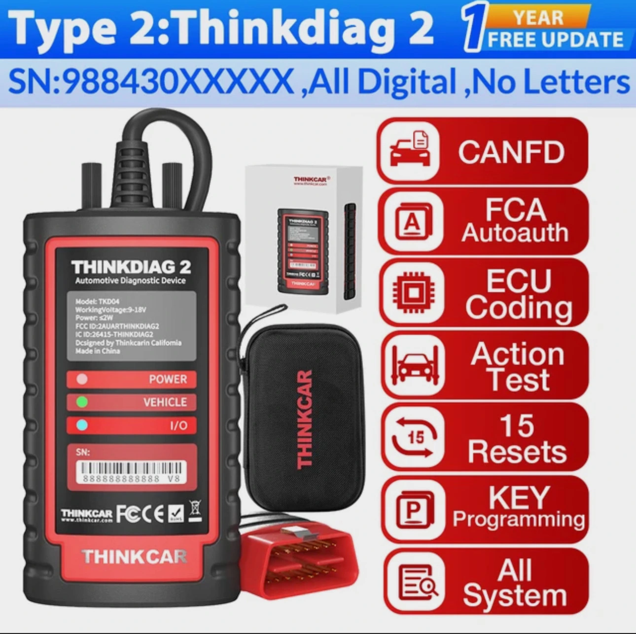 ThinkDiag 2 Сканер для диагностики автомобиля