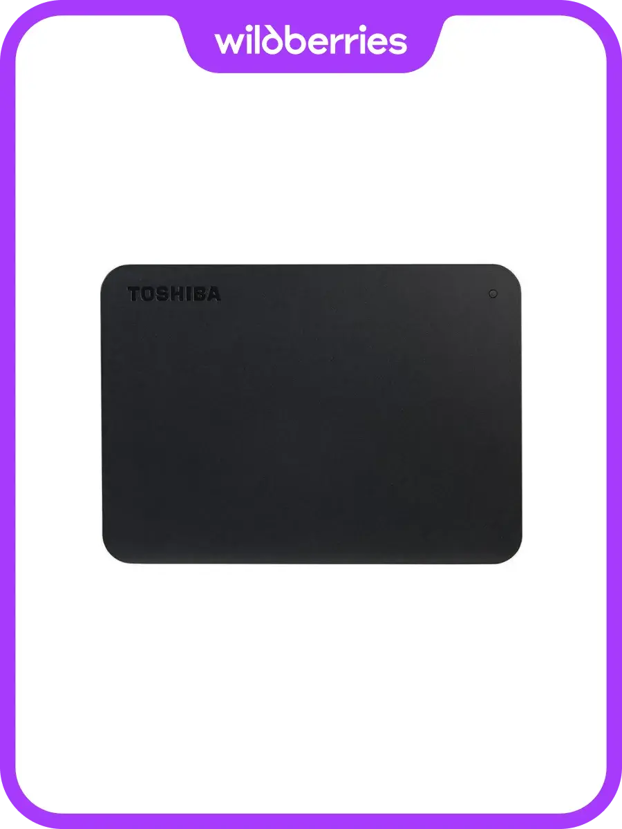 Внешний жесткий диск Toshiba 2 ТБ Canvio Basics (HDTB520EK3AA)