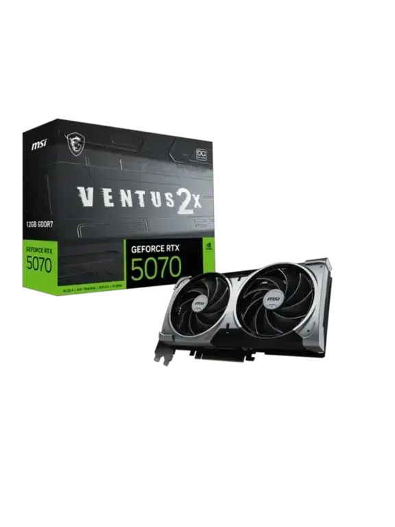 Видеокарта MSI RTX 5070 12GB RTX 5070 12G VENTUS 2X OC