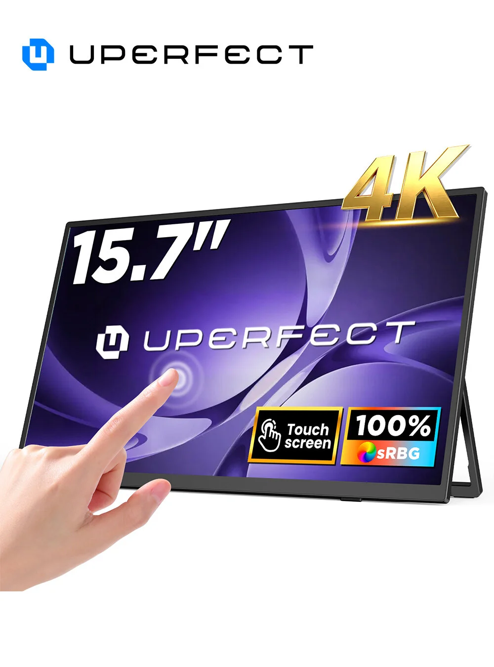 Портативный монитор 15,7’’ Uperfect J1 UHD 4K с сенсорным экраном