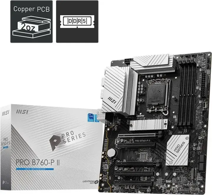 Материнская плата MSI PRO B760-P II LGA 1700 DDR5