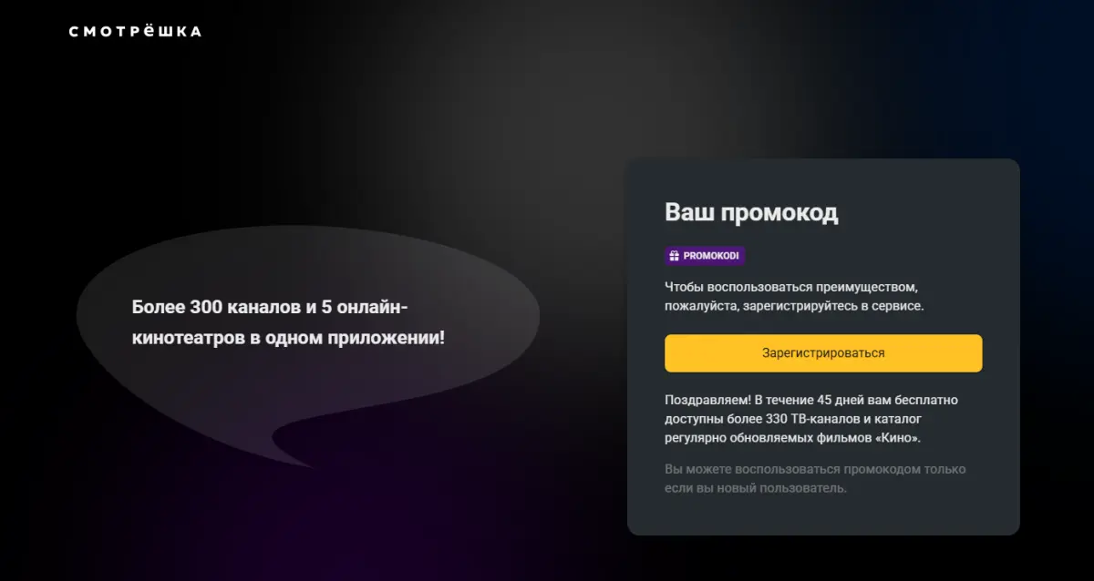 Скриншот подтверждения применения купона promokodi