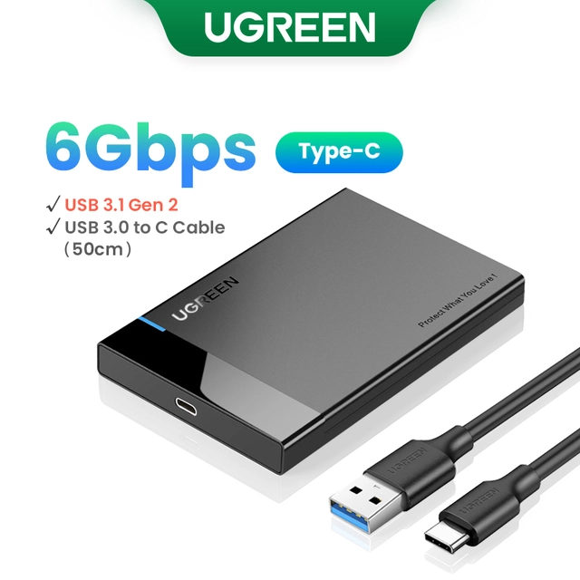 Корпус для жесткого диска UGREEN USB 3.1