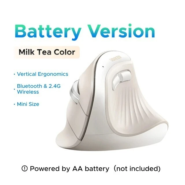 Беспроводная вертикальная мышь UGREEN UZ