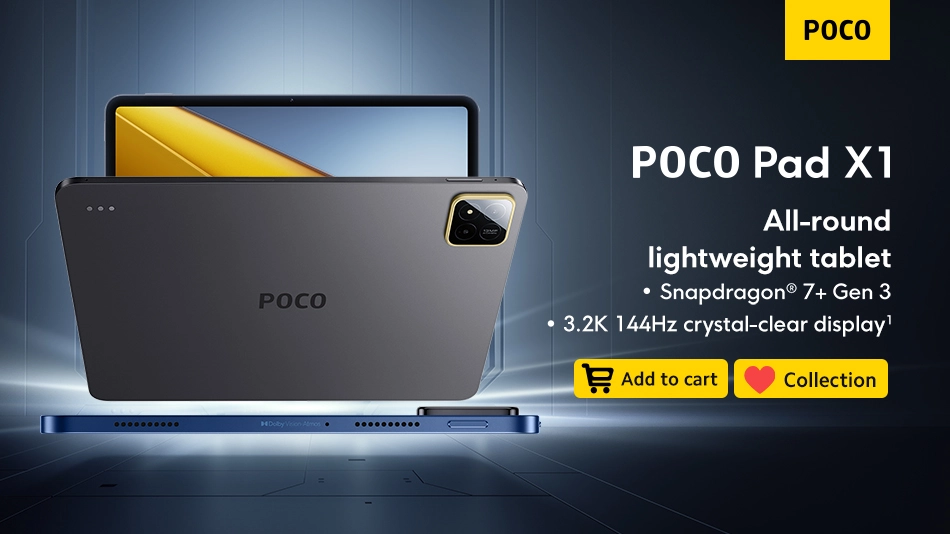 Планшет Xiaomi POCO Pad X1 8+512 Гб