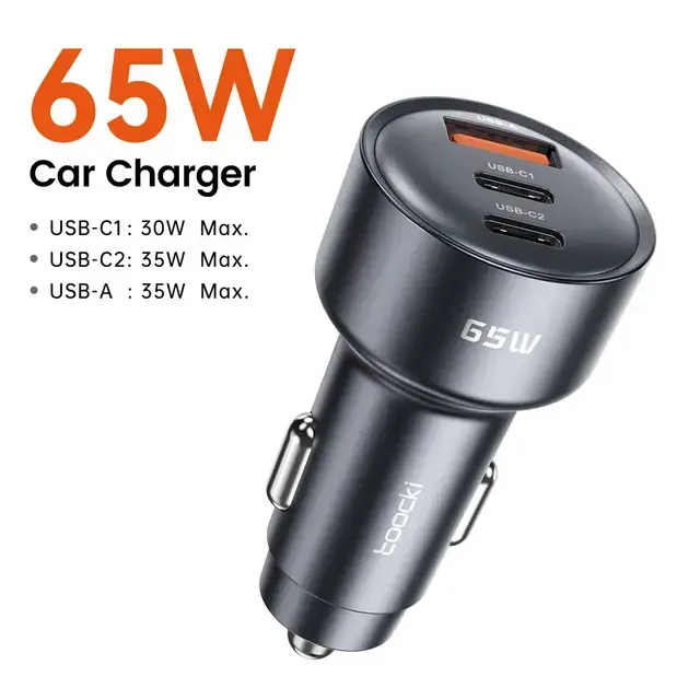 Зарядное устройство в автомобиль Toocki 65w
