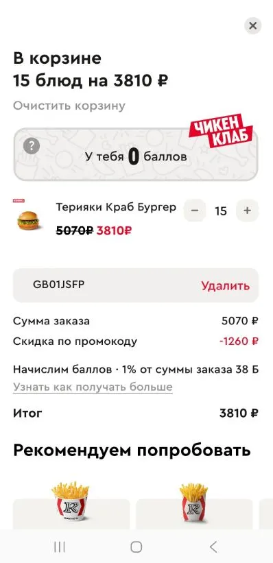 Скриншот проверки