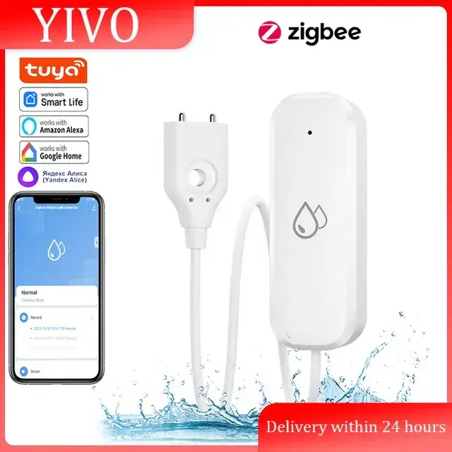 Умный датчик протечки воды SJ-01 на ZigBee