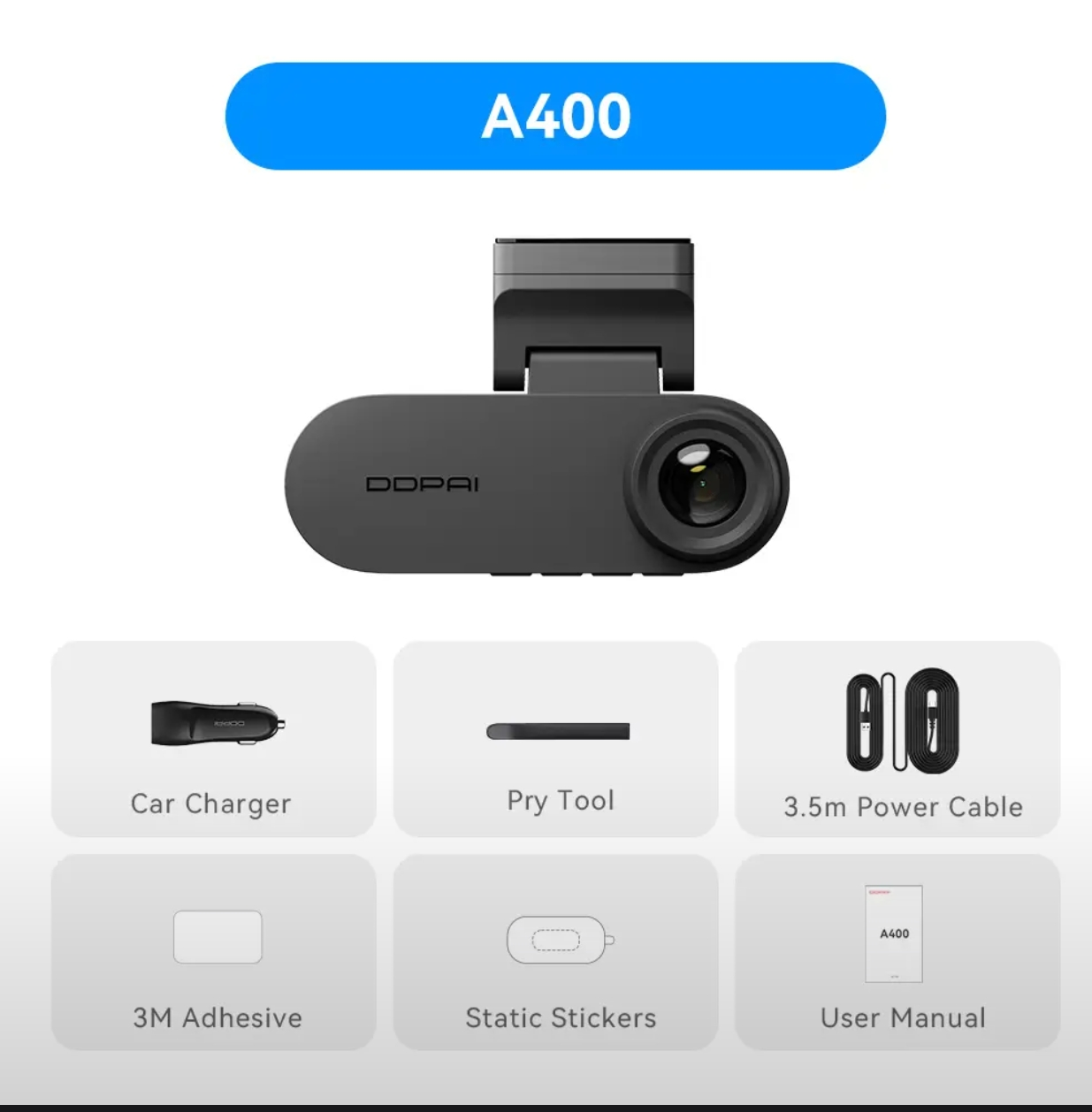 Видеорегистратор DDPAI A400 4k wifi