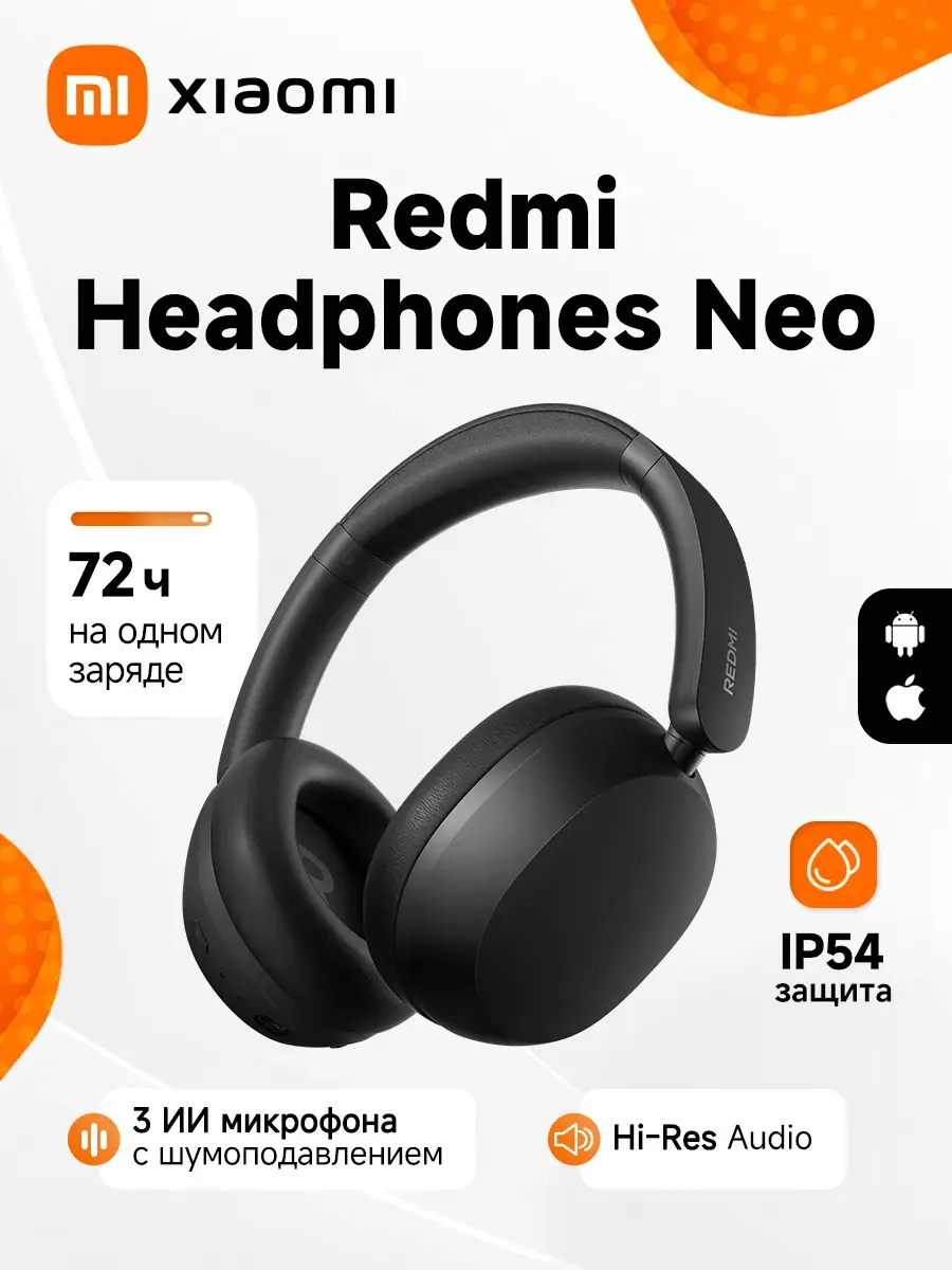 Беспроводные наушники REDMI Headphones Neo IP54