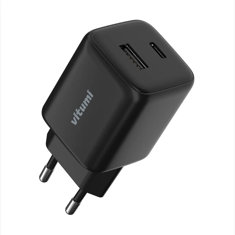 Зарядное устройство Vitumi 20Вт USB-C+USB-A