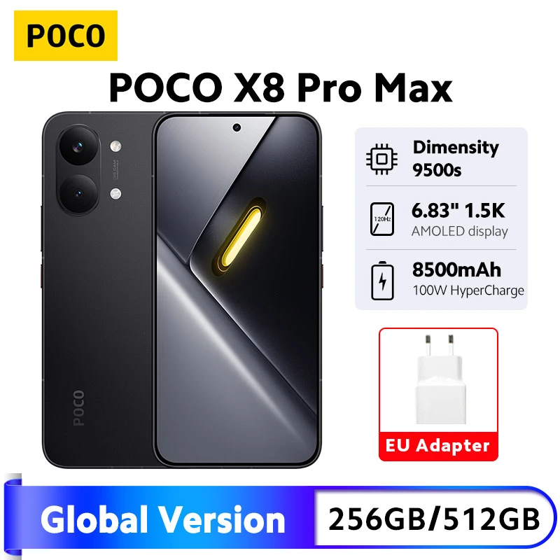 Смартфон Poco X8 Pro Max, 12/512ГБ