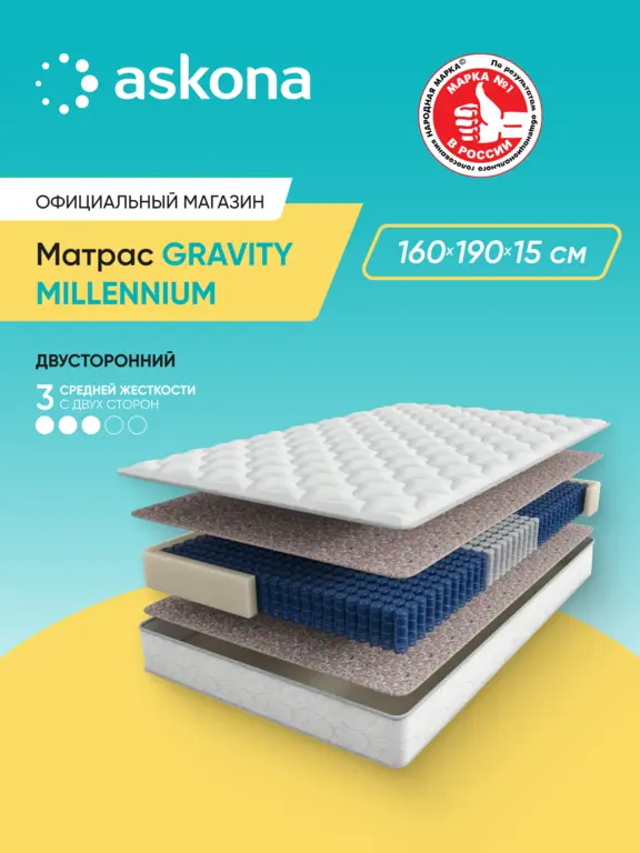 Матрас Askona Gravity Millennium