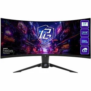 Монитор AsRock Phantom Gaming PG34QRT3A WQHD 3440-1440