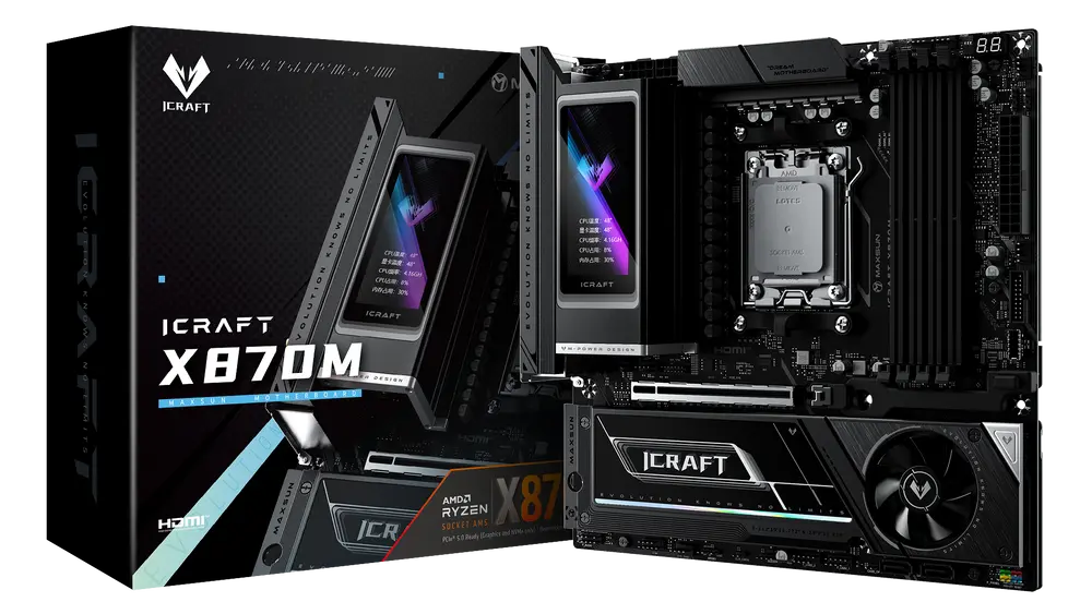 Материнская плата Maxsun MS-iCraft X870M (AM5, mATX)