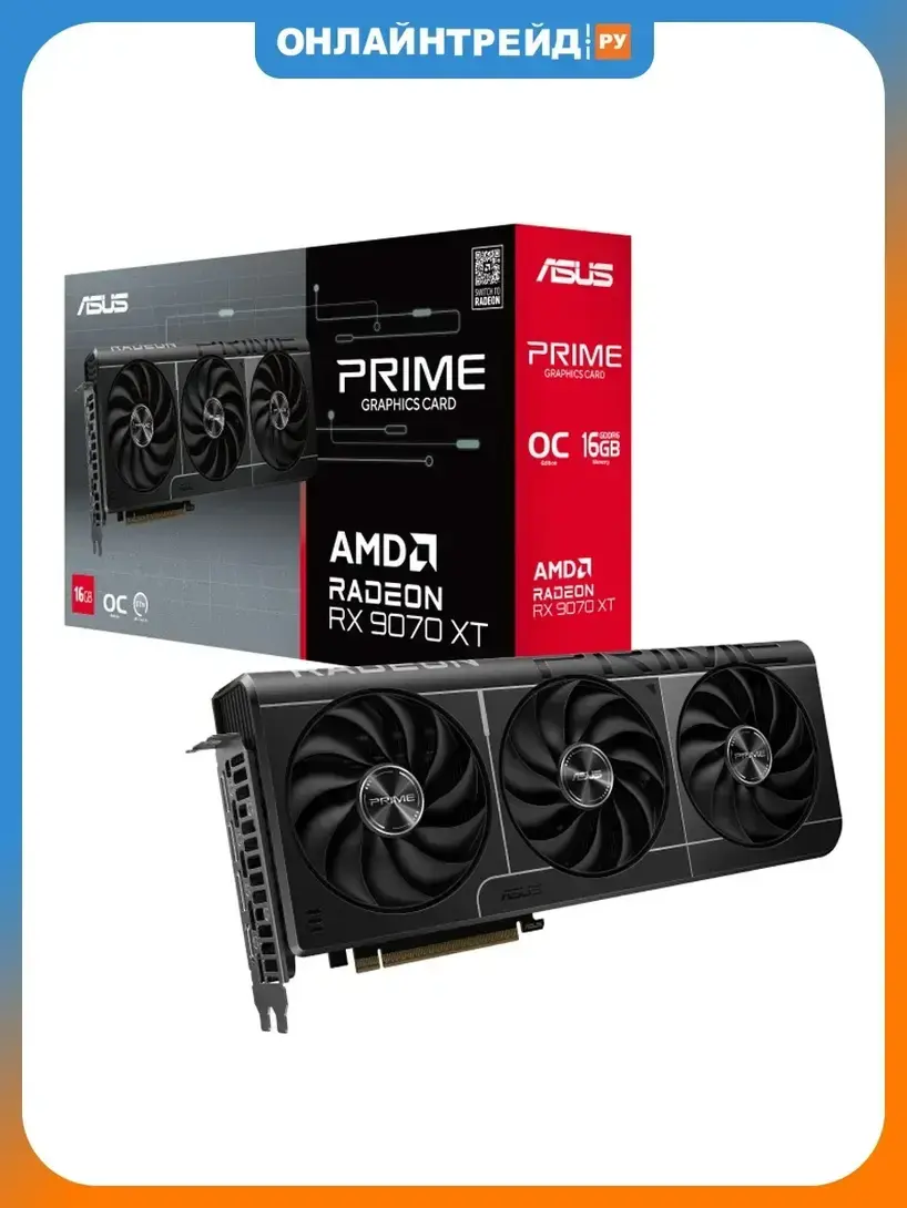 Видеокарта Radeon RX 9070 XT PRIME OC